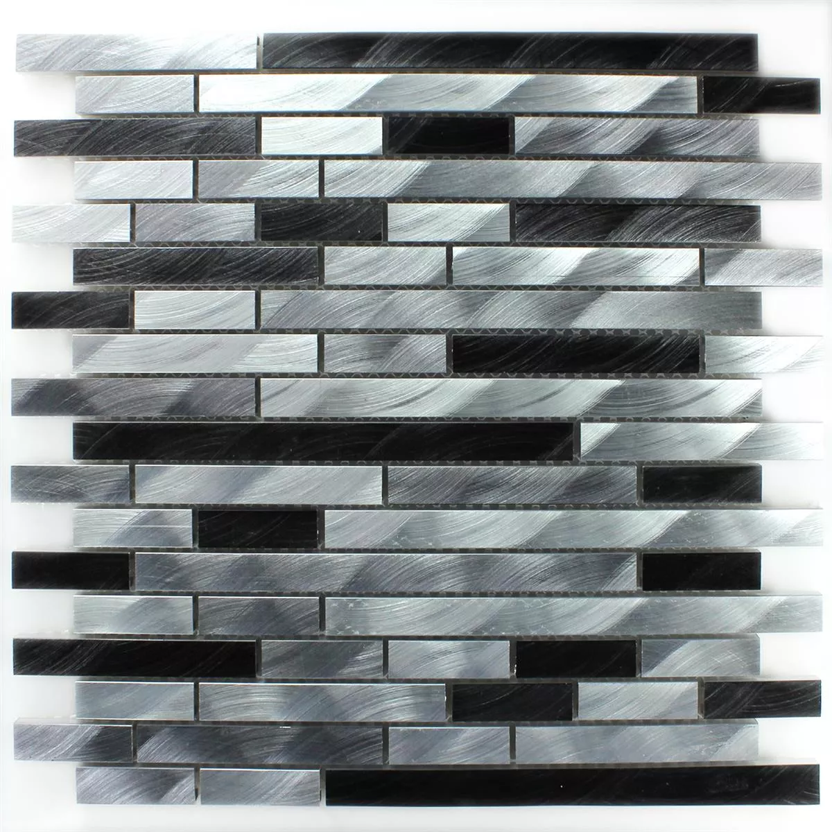 Mozaik Pločice Aluminij Metal Sahara Srebrna Mix