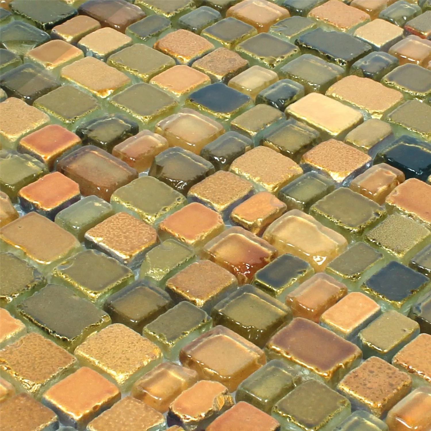 Mozaik Pločice Staklo Roxy Žuta