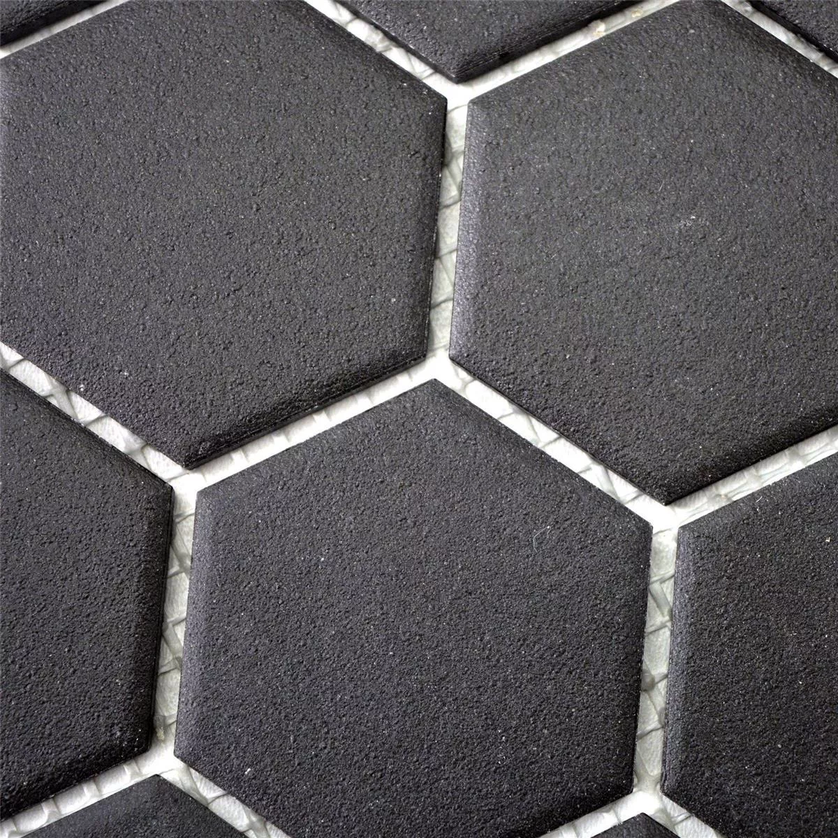 Uzorak Keramika Mozaik Pločice Begomil Neglaziran Crna