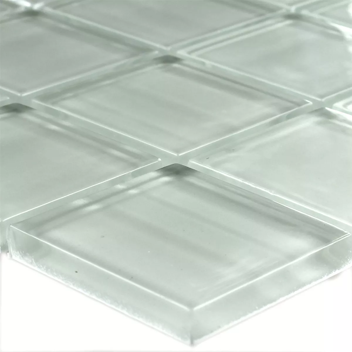 Uzorak Stakleni Mozaik Columbia Bijela Prugast