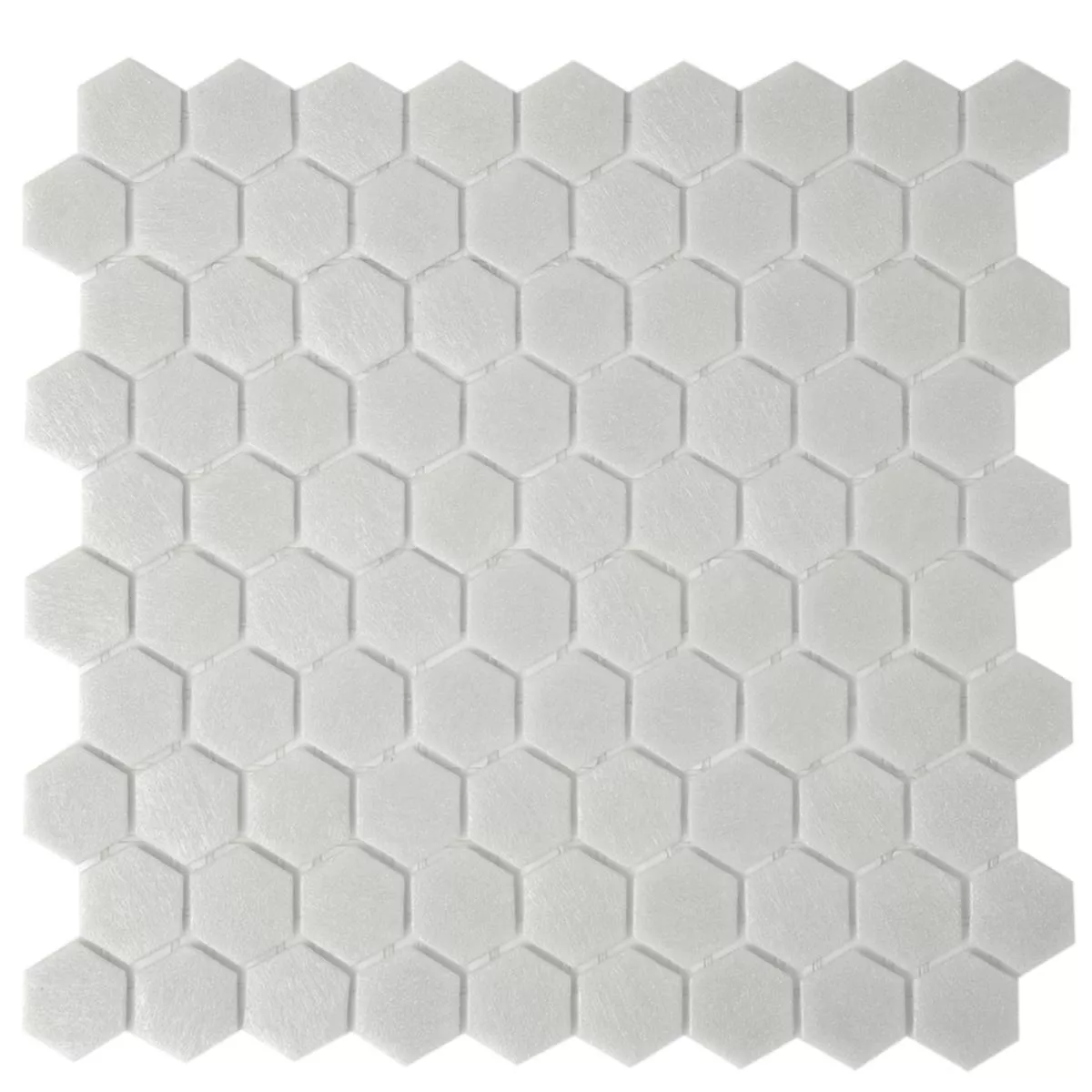 Glasmosaik Fliesen Trend-Vi Hexagonal 150 Hellgrau