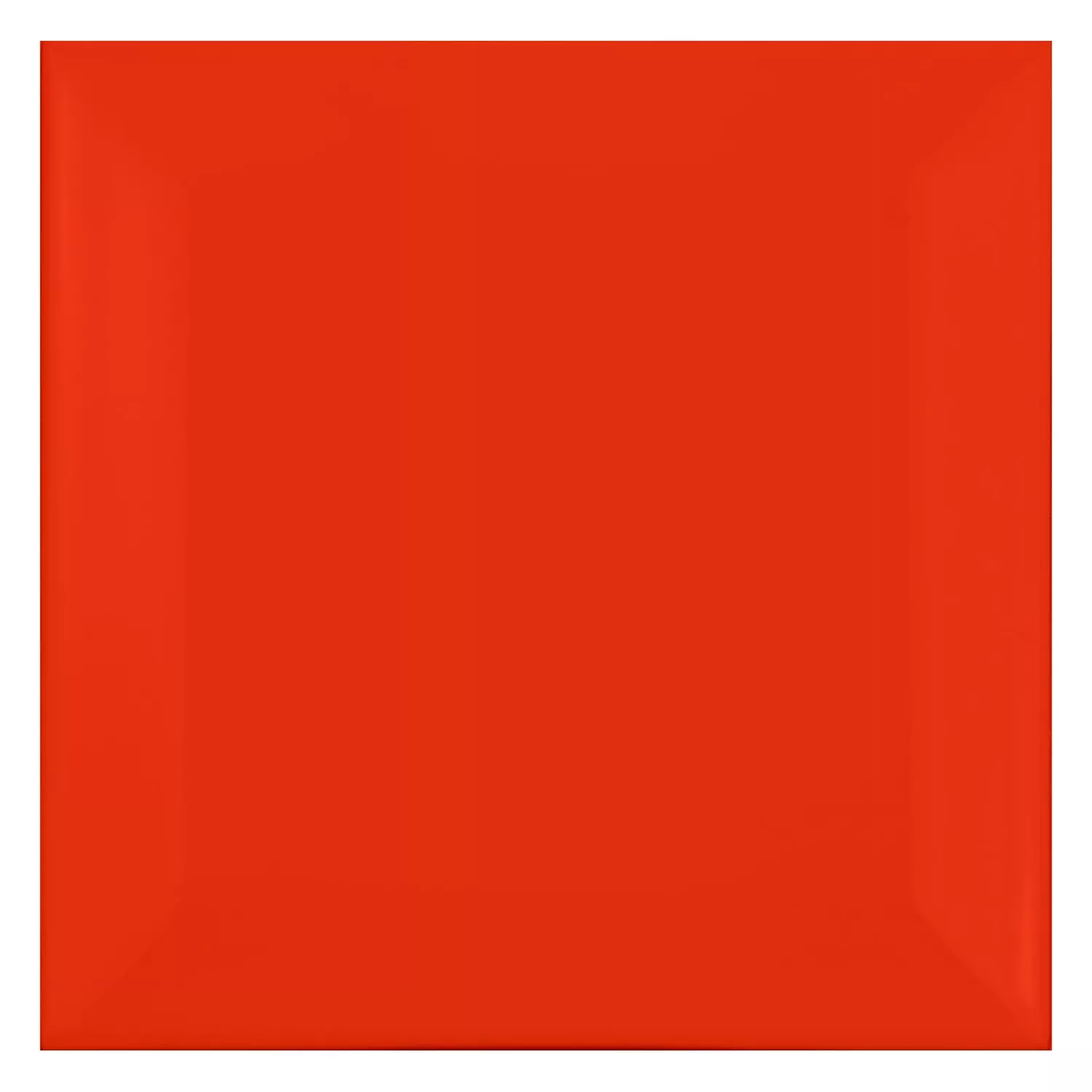 Metro pločica Crvena Mat 10x10 cm Faceta Catarina Rojo