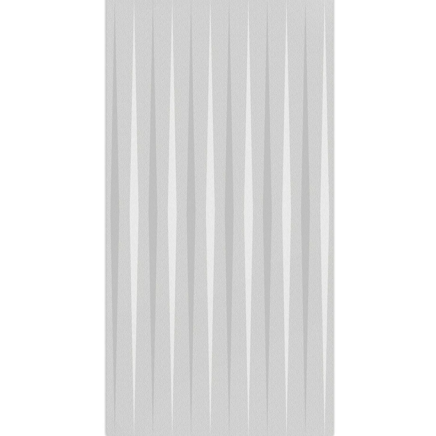 Zidne Pločice Vulcano Stripes Dekoracija Rektificiran Svjetlosiva 60x120cm