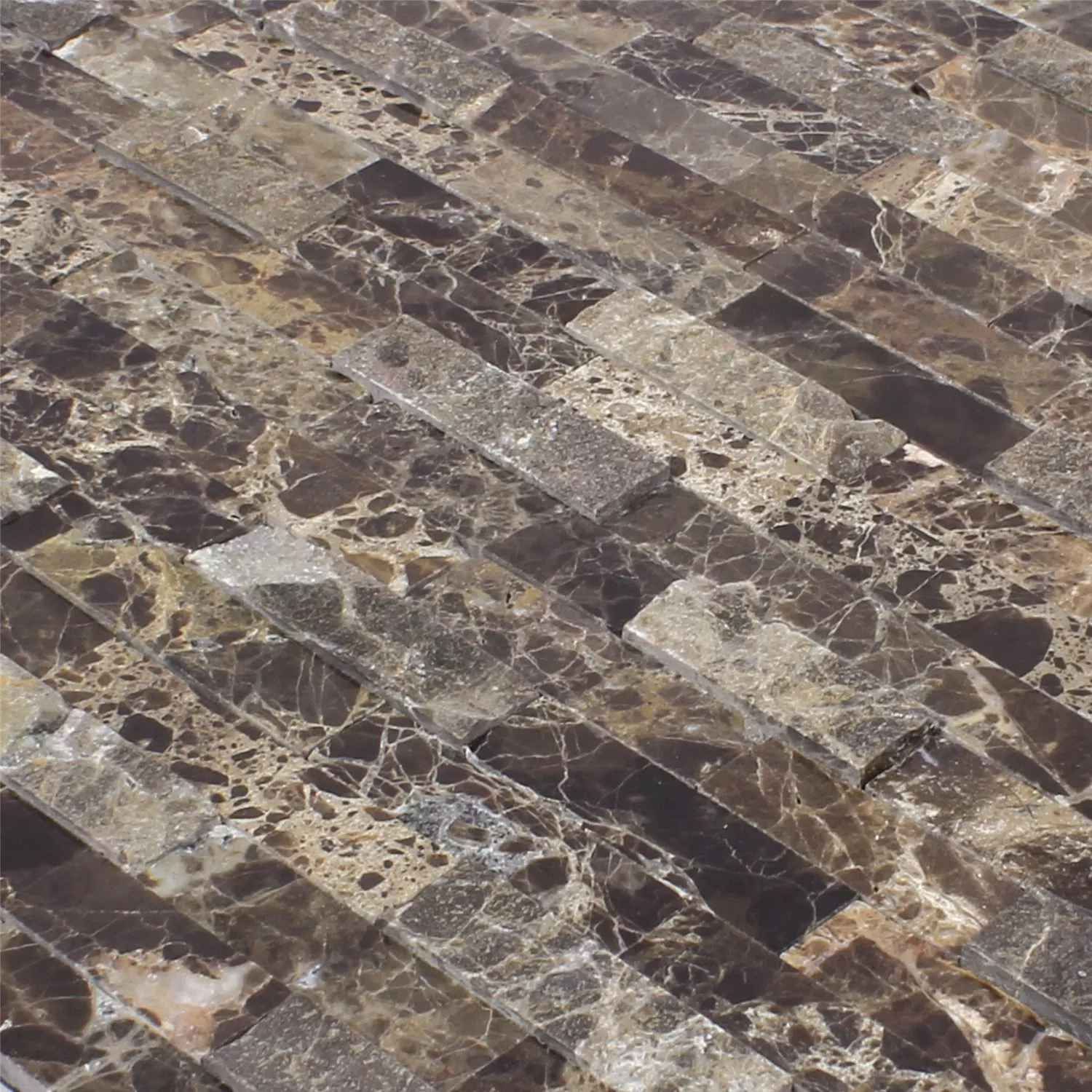 Mozaik Pločice Prirodni Kamen Coronel Samoljepljiv Emperador