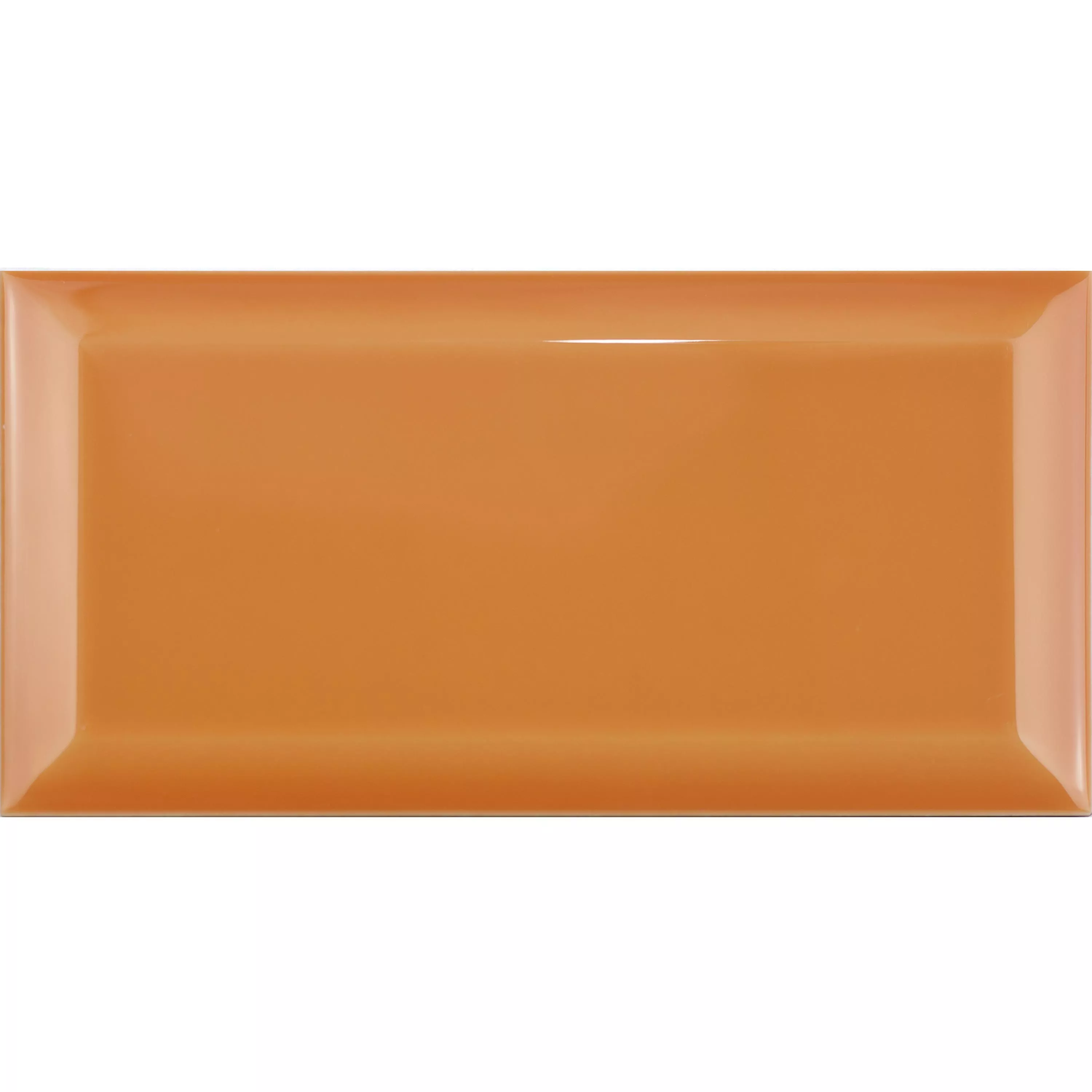 Metro Zidne Pločice Brussel Faceta 10x20x0,7cm Naranja Metro Zidne Pločice Brussel Faceta 10x20x0,7cm Naranja