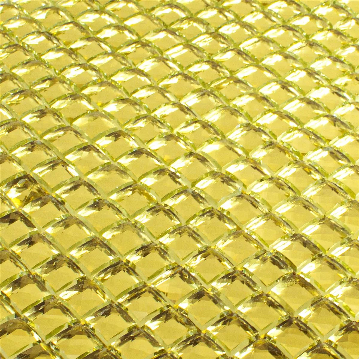 Uzorak Staklo Mozaik Pločice Victoria Zlatna Kvadrat 15