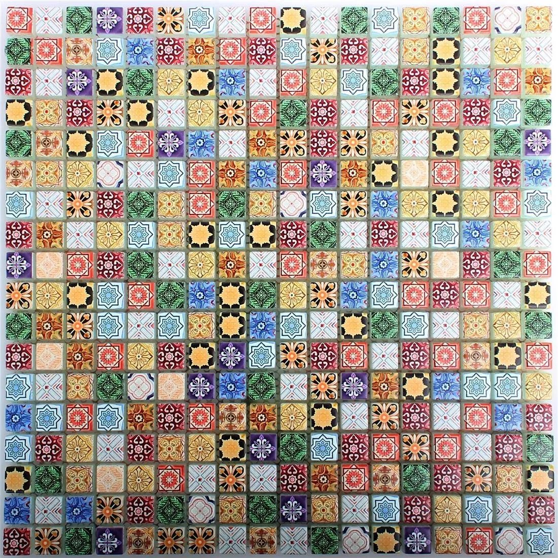 Uzorak Stakleni Mozaik Pločice Marrakech Šarena