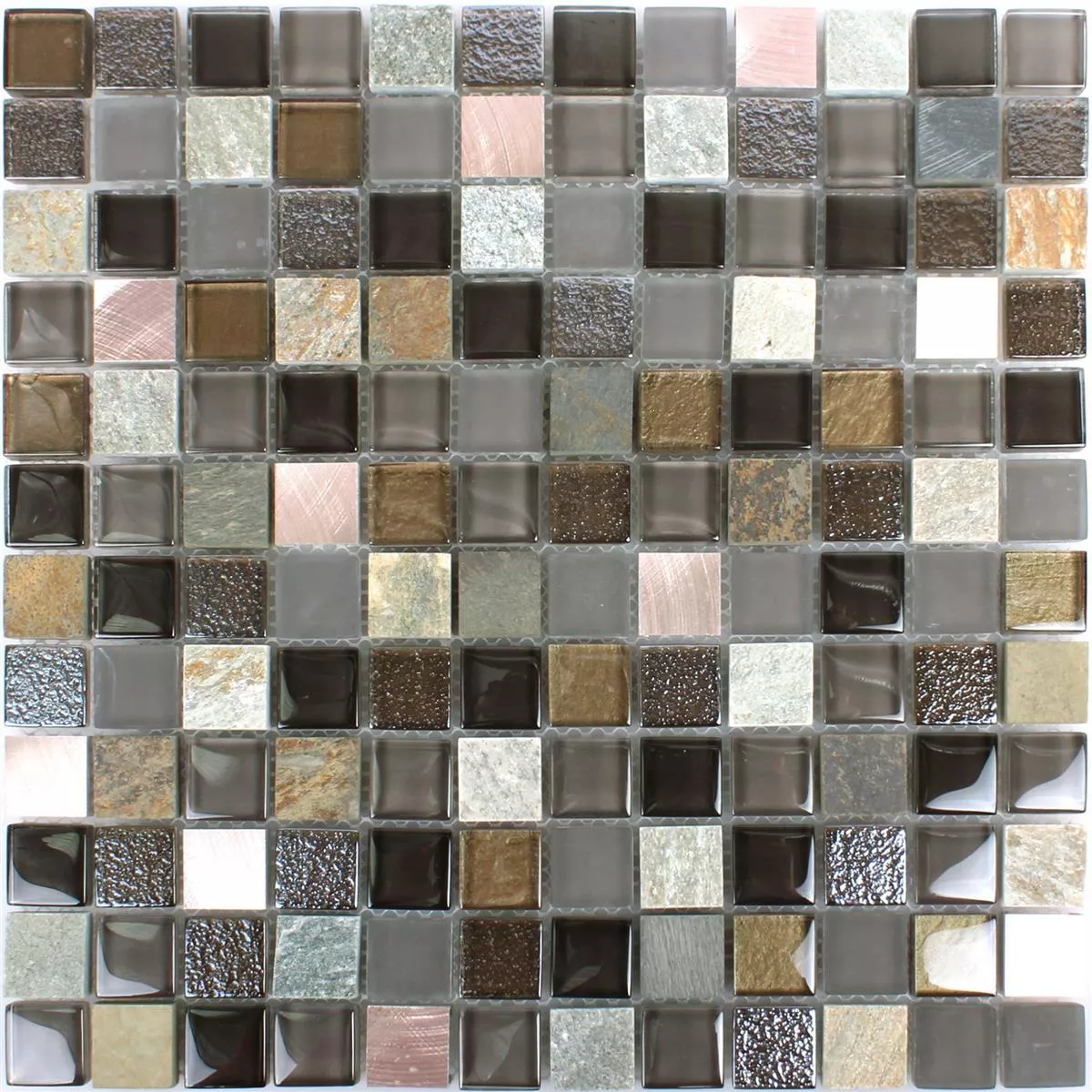 Uzorak Staklo Prirodni Kamen Metal Mozaik Pločice Riksha