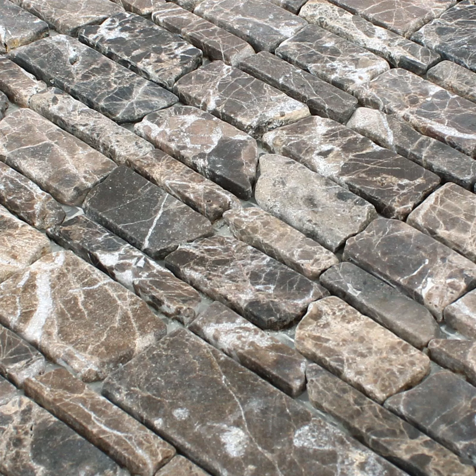 Mozaik Pločice Mramor Havel Brick Castanao