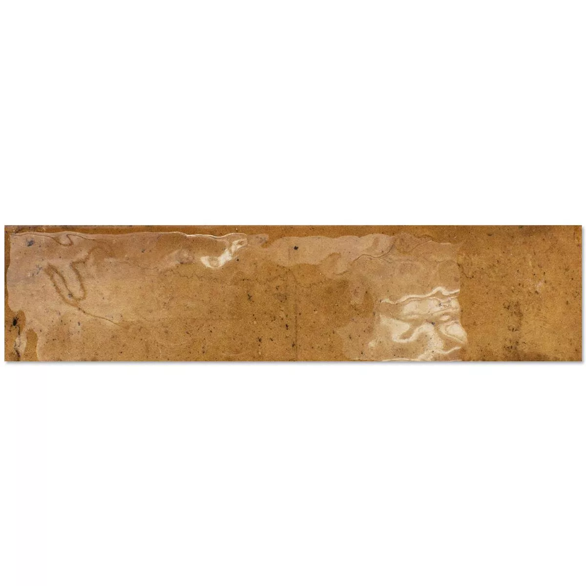 Zidne Pločice Kiowa Sjajne Valovit 6x25cm Oker Zidne Pločice Kiowa Sjajne Valovit 6x25cm Oker