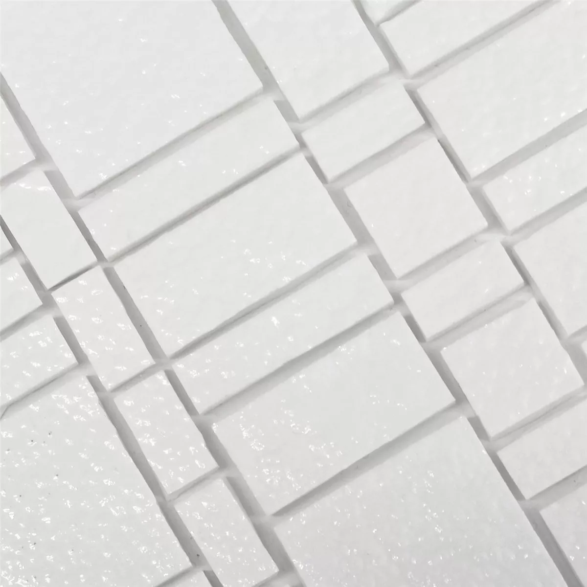 Staklene Pločice Trend Recikliranje Mozaik Liberty White