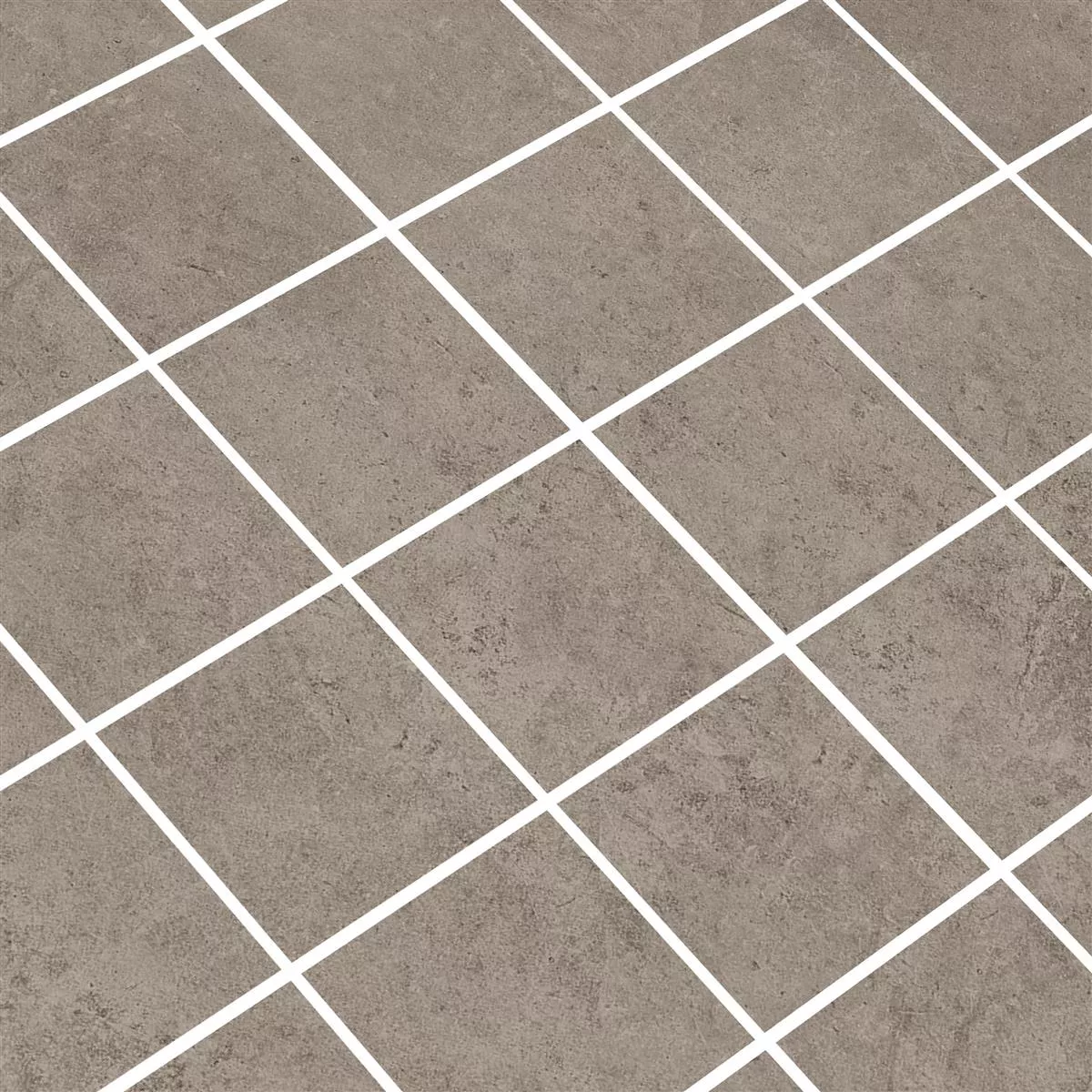 Mozaik Pločice Colossus Cement-Izgled, Imitacija Smećkastosiva