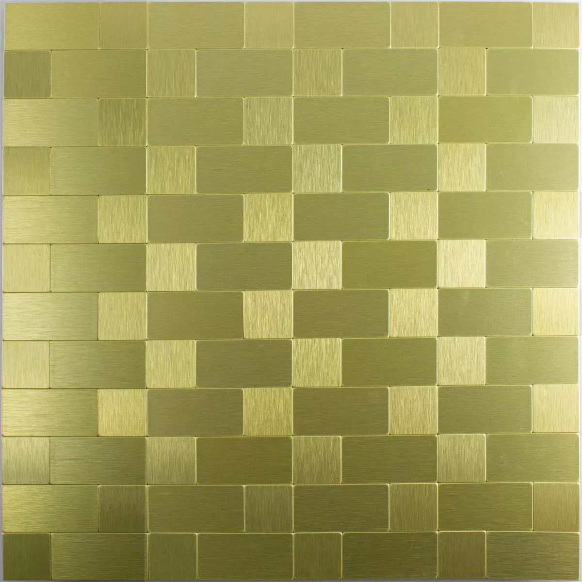 Mozaik Pločice Metal Samoljepljiv Vryburg Zlatna Kombi