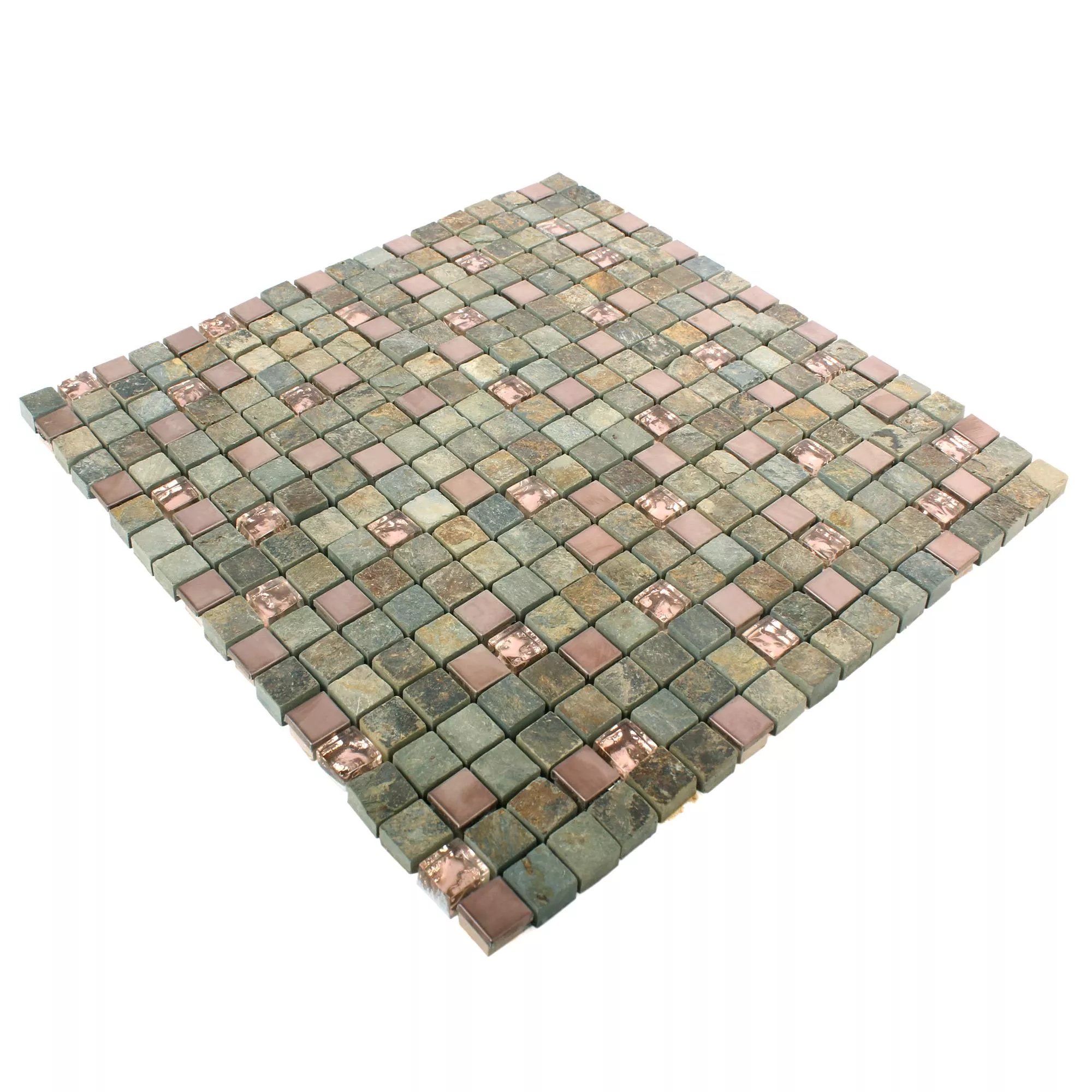 Uzorak Staklo Prirodni Kamen Mozaik Pločice Dolomiti Multicolor