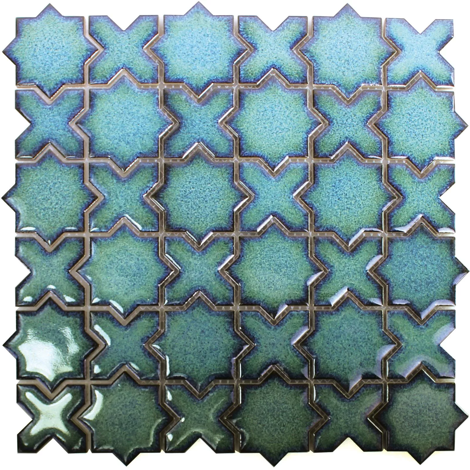 Uzorak Keramički Mozaik Pločice Puebla Zvijezda Plava