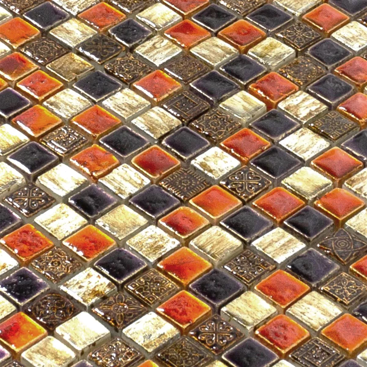 Prirodni Kamen Mozaik Pločice Toskana Crvena Bakar Mix