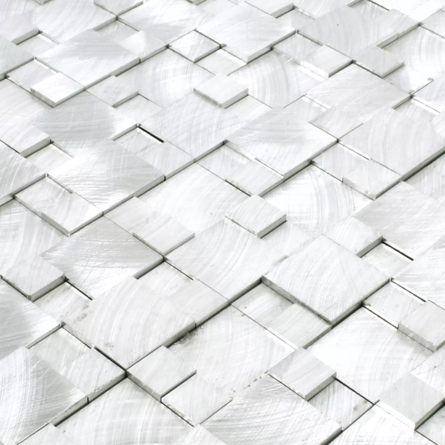 Uzorak Mozaik Pločice Aluminij Jerica 3D