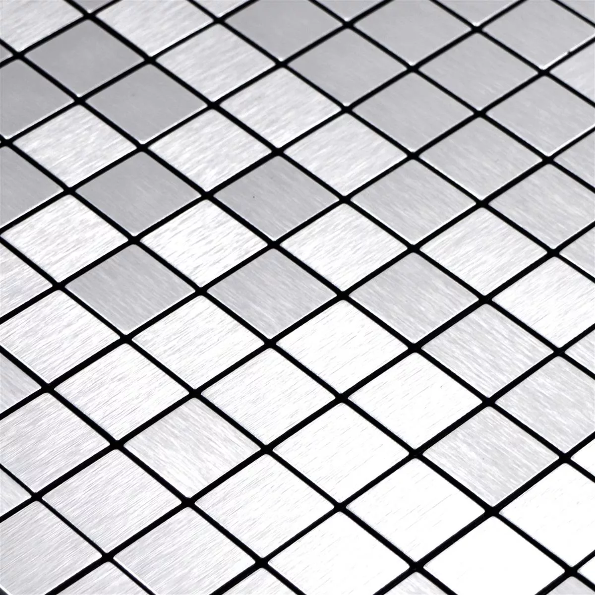Metal Mozaik Pločice Wygon Samoljepljiv Srebrna 25mm