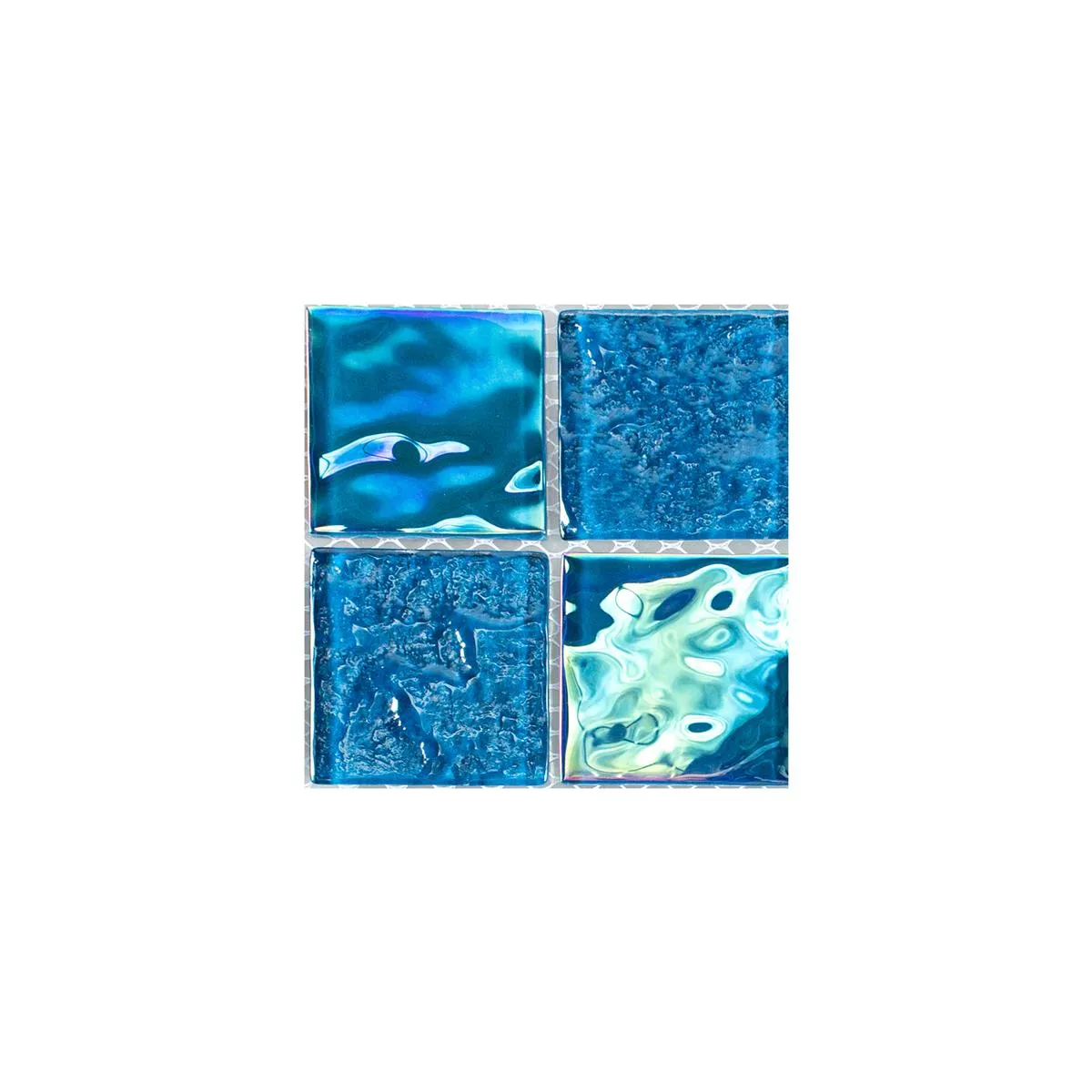 Uzorak Stakleni Mozaik Pločice Efekt Sedefa Carlos Plava 48