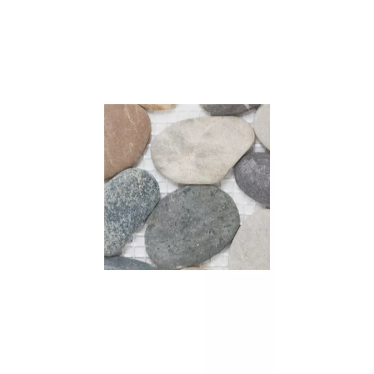Uzorak Mozaik Pločice Riječni Oblutak Prirodni Kamen Doha