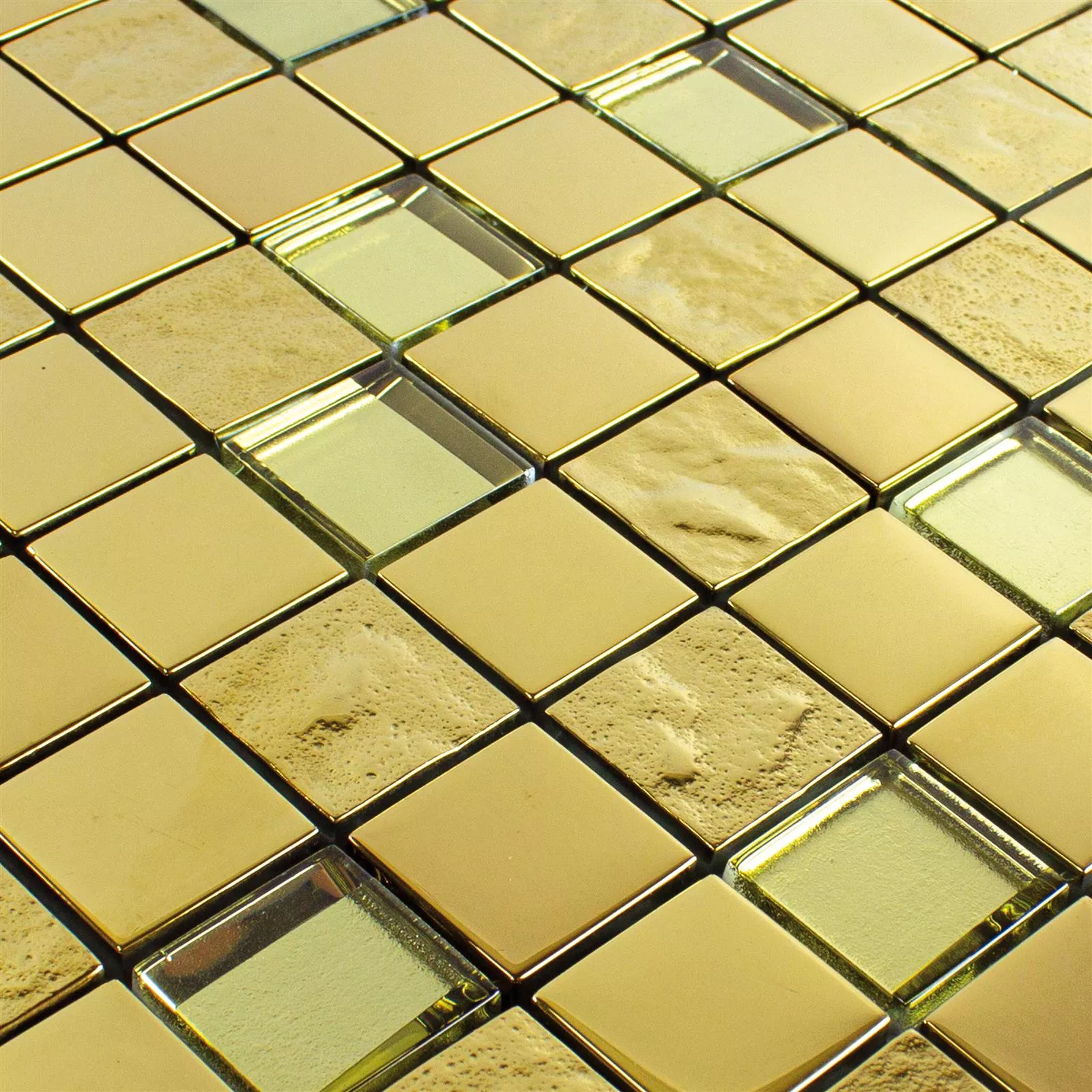 Uzorak Stakleni Mozaik Pločice Midland Zlatna