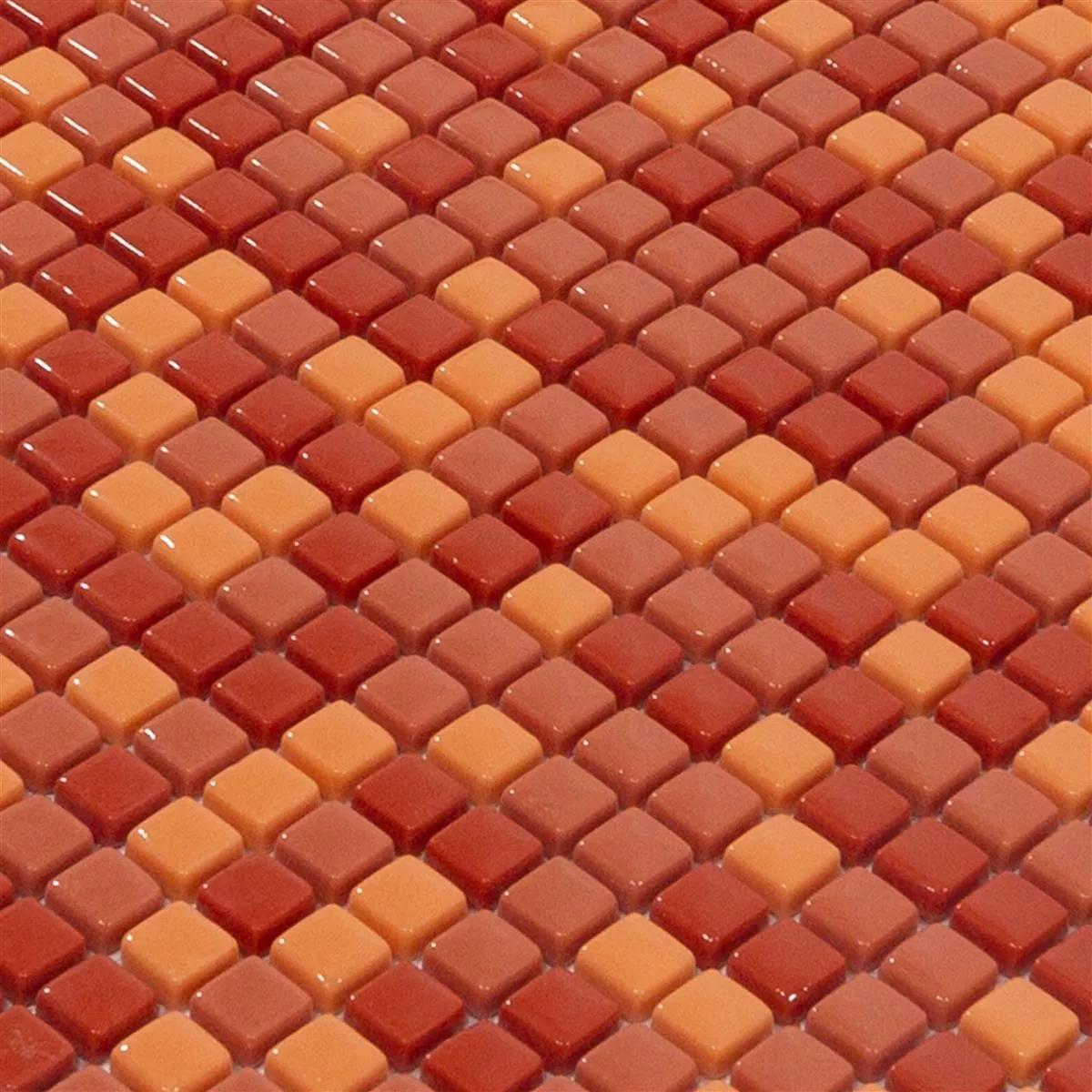 Stakleni Mozaik Pločice Delight Crvena-Narančasta Mix