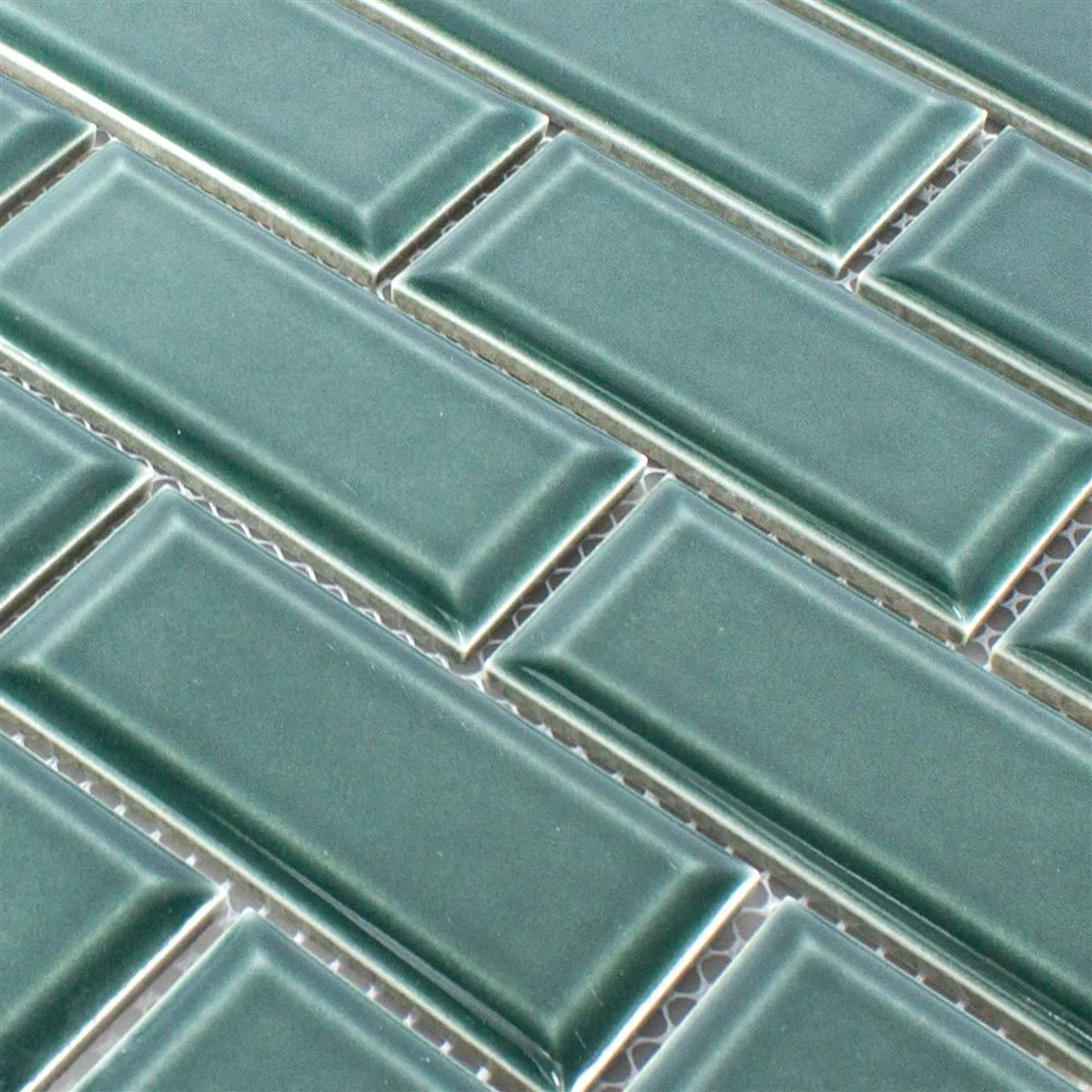 Keramika Mozaik Pločice StPauls Metro Faceta Zelena
