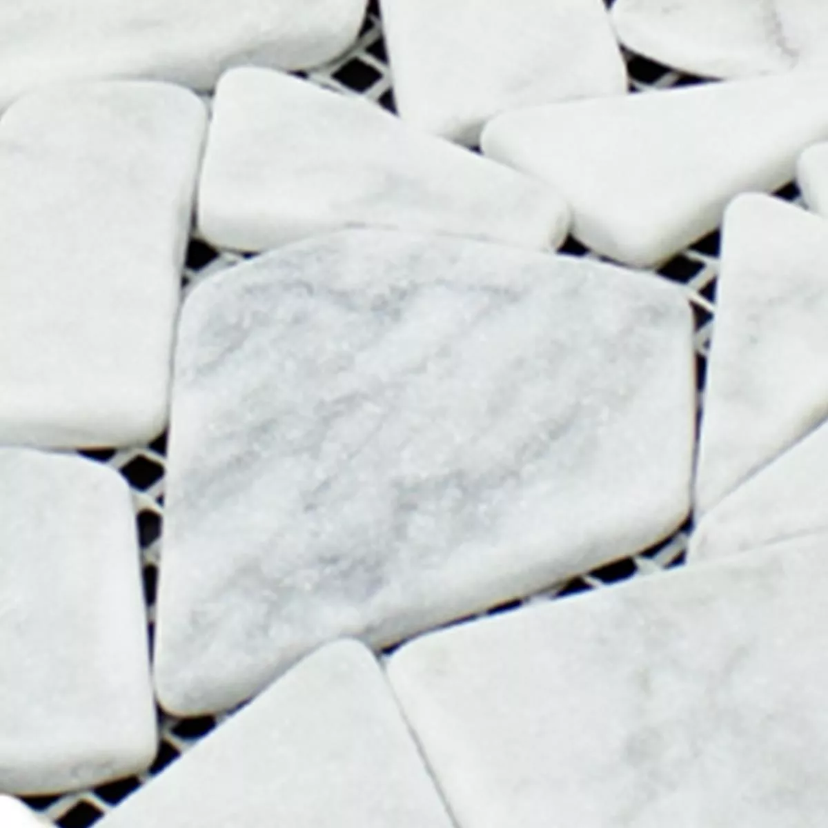 Uzorak Lomljeni Mramor Mozaik Pločice Mareblu Carrara Bijela
