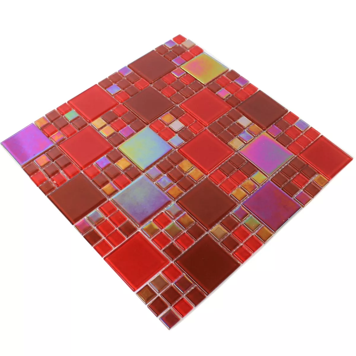 Stakleni Mozaik Pločice Crvena Elox