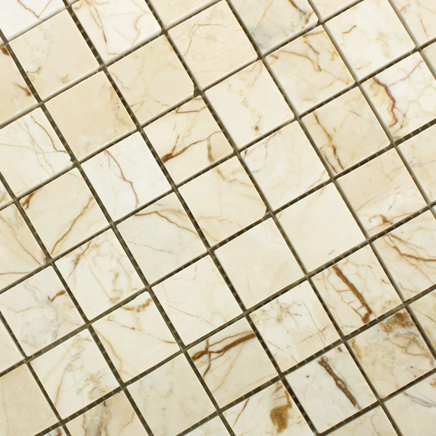 Mozaik Pločice Mramor Golden Cream Poliran