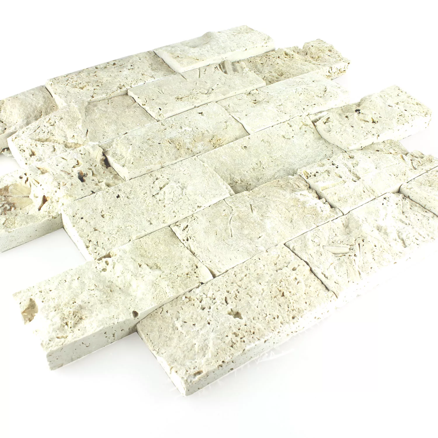 Uzorak Mozaik Pločice Prirodni Kamen 3D Sumba Chiaro Brick