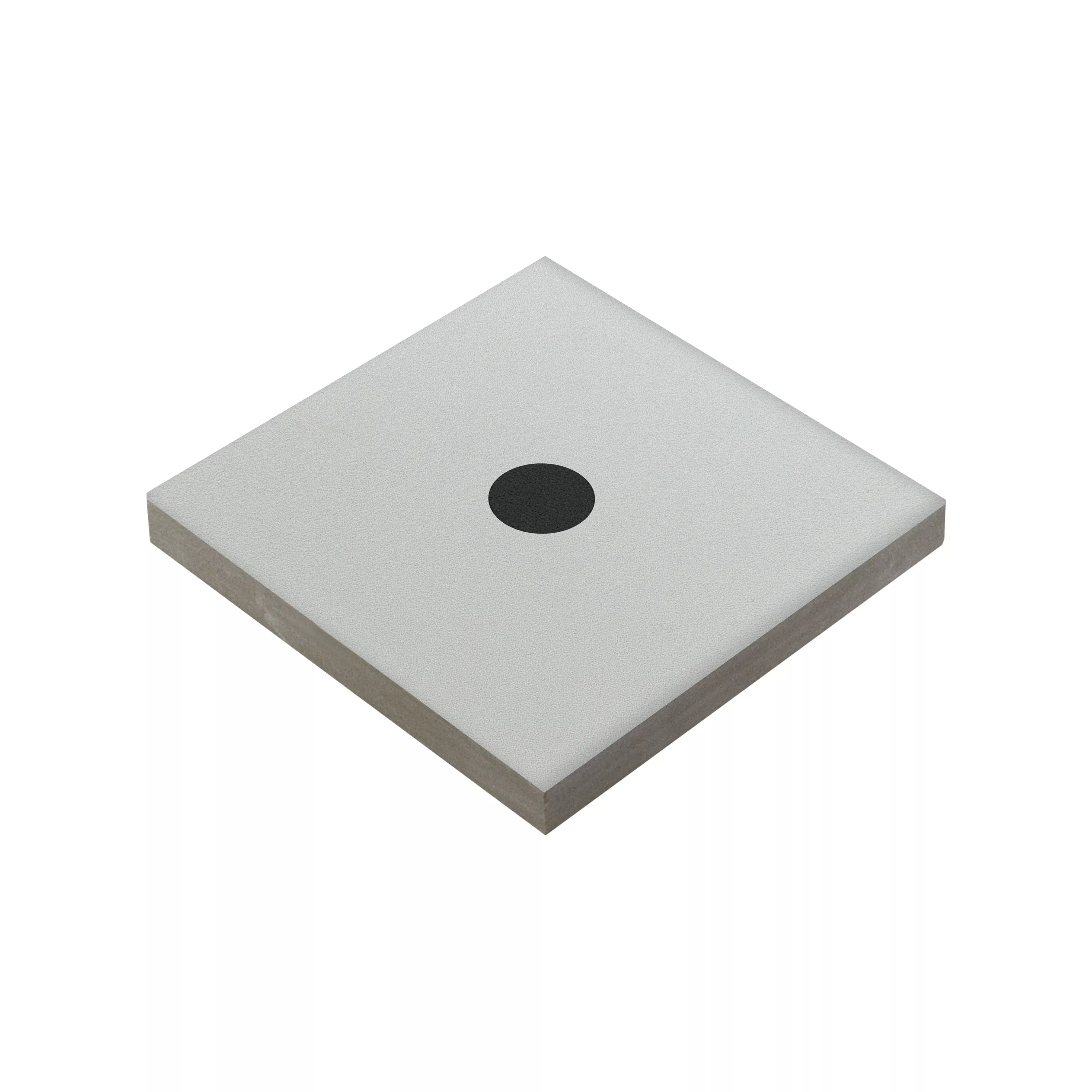 Gres Porculanske Pločice Pločice Genexia Crna Bijela Decor 3 Element Mozaika  4,6x4,6cm