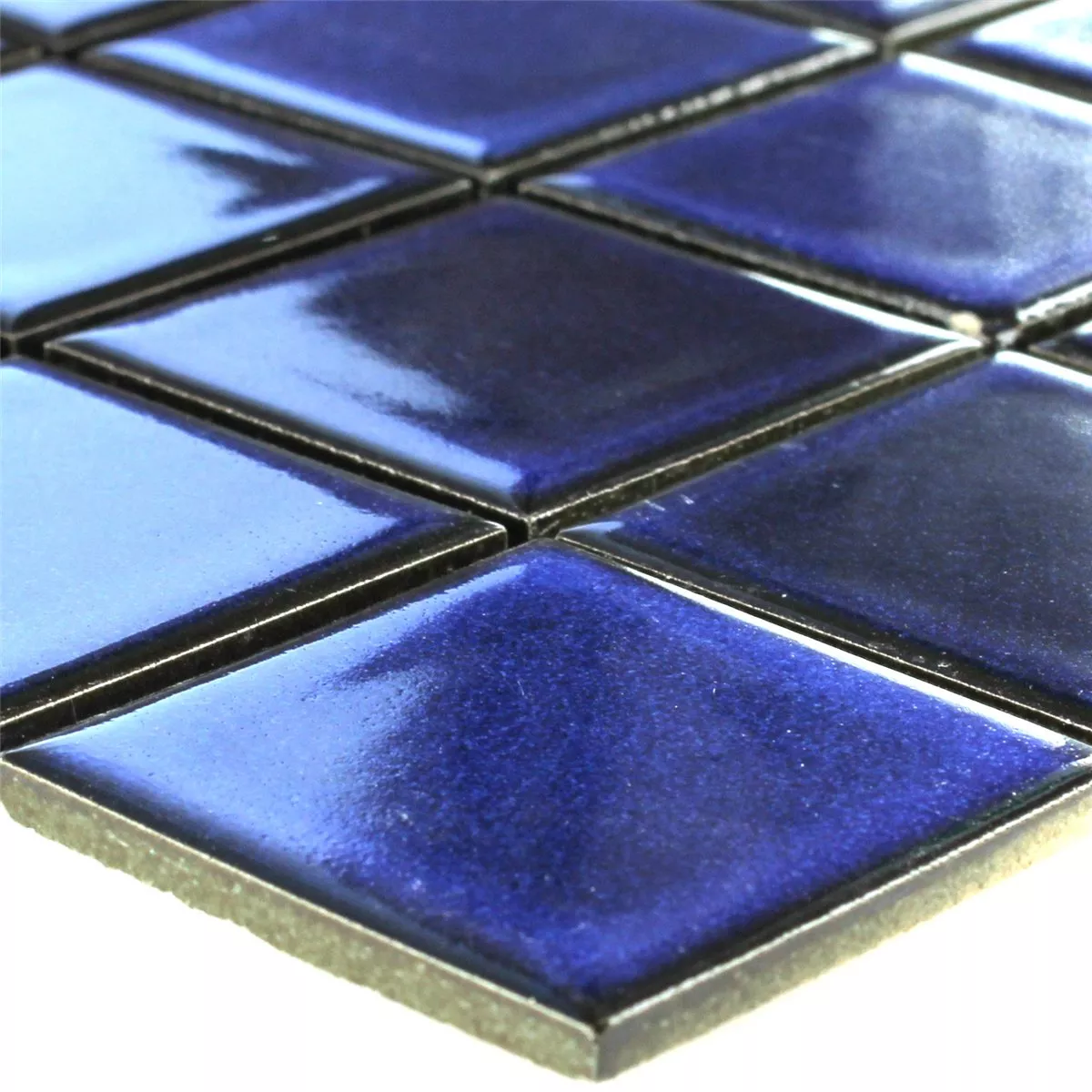 Uzorak Keramika Mozaik Pločice Plava Uni