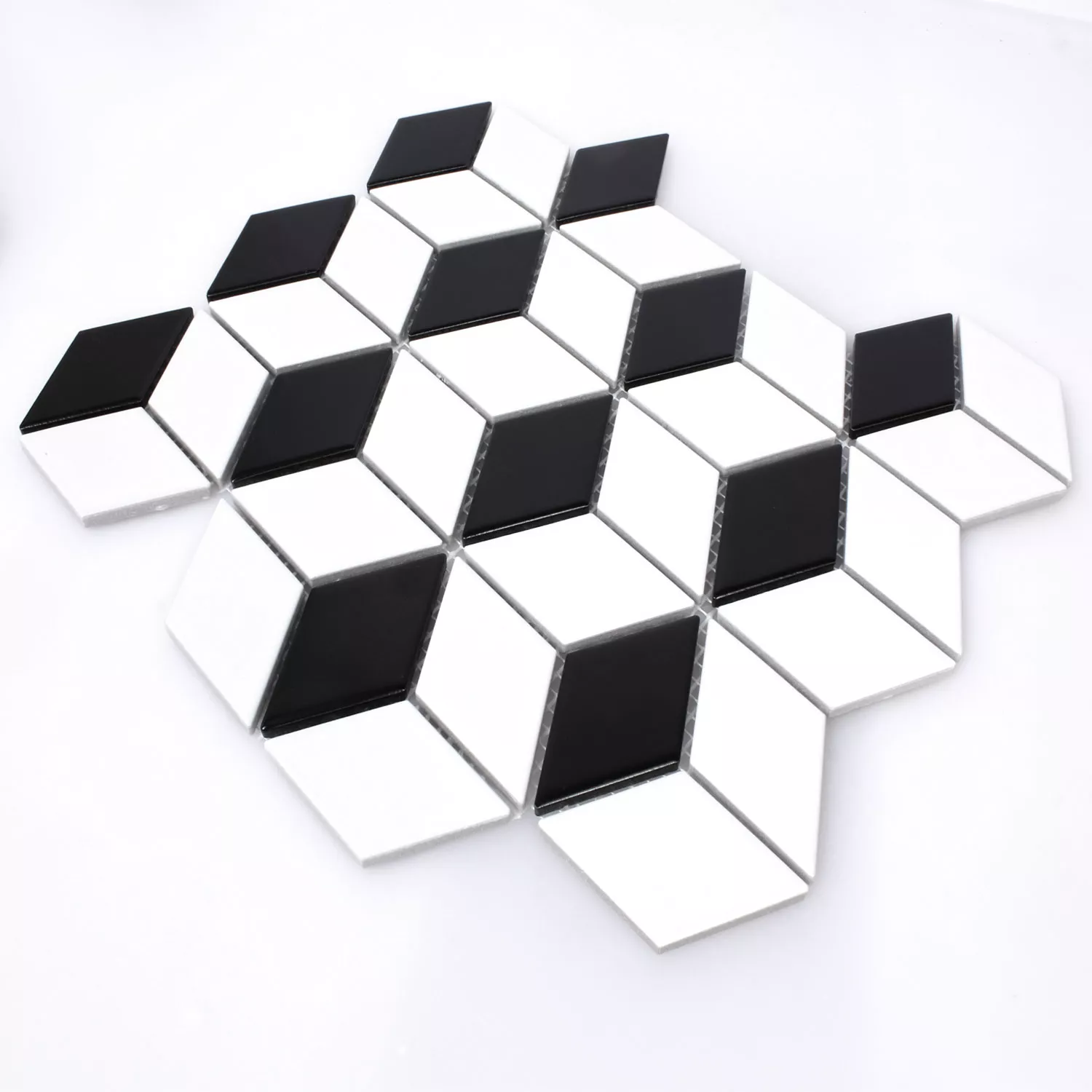 Keramički Mozaik Kosmos 3D Kocka Mat