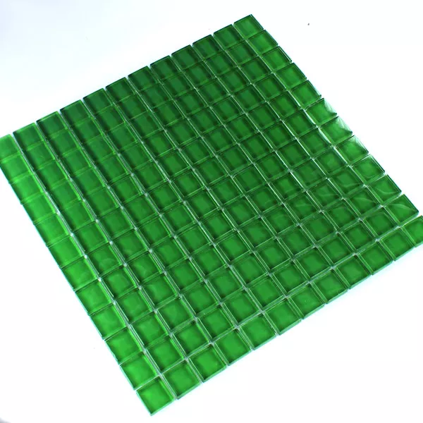 Stakleni Mozaik 23x23x8mm Zelena Uni