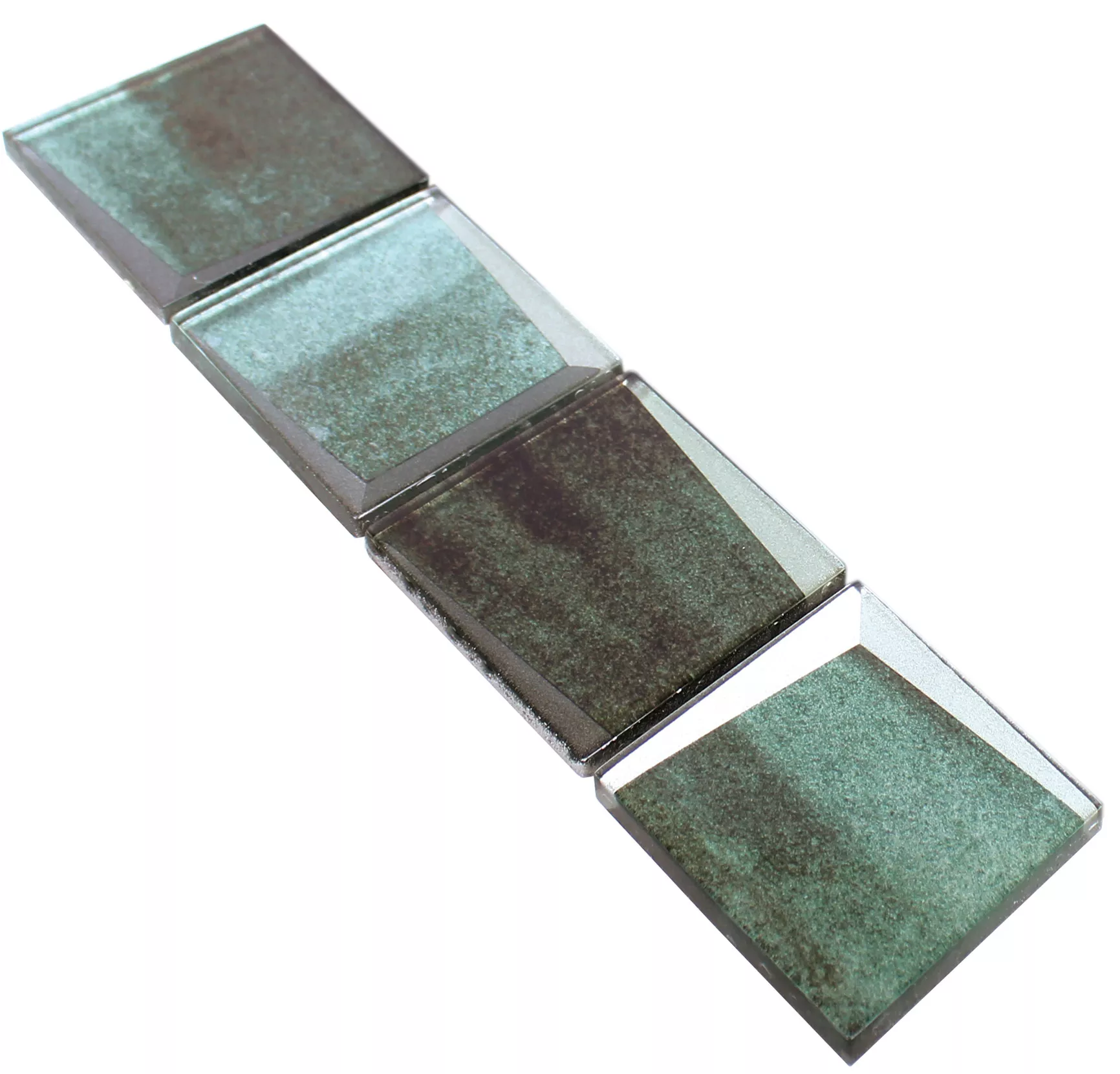 staklene bordure Marion 3D Izgled, Imitacija Zelena