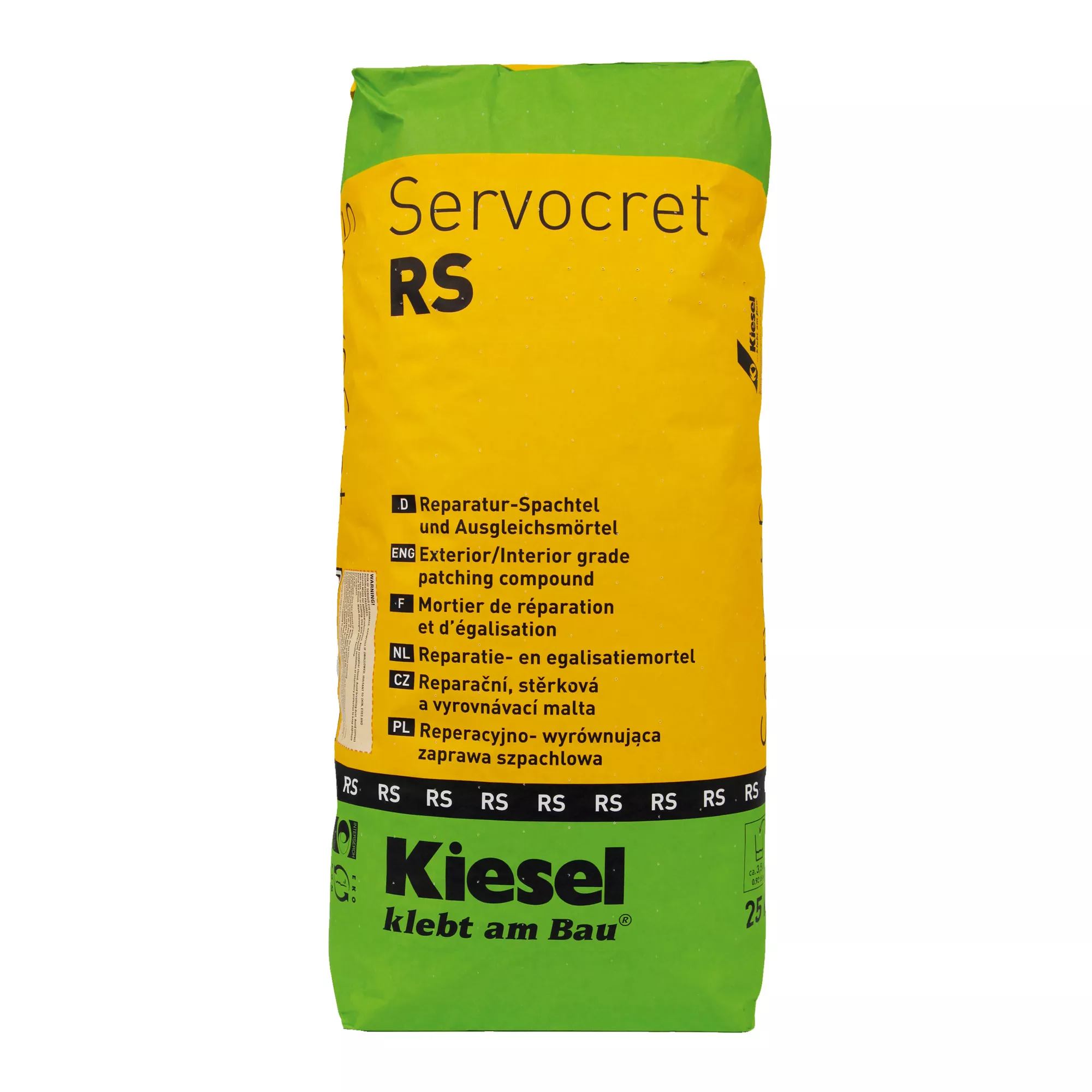 Kiesel Servocret RS - Brzo Popravljajući Punilo I Mort Za Izravnavanje (25KG)