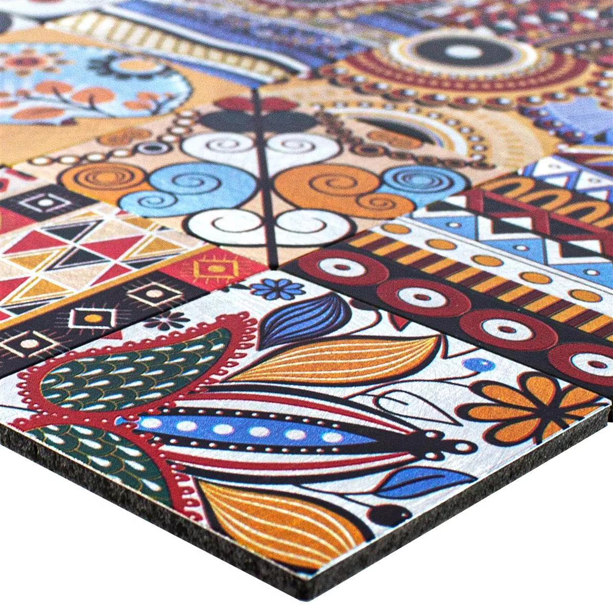 Metal Retro Mozaik Pločice AyBatur Samoljepljiv Šarena Metal Retro Mozaik Pločice AyBatur Samoljepljiv Šarena