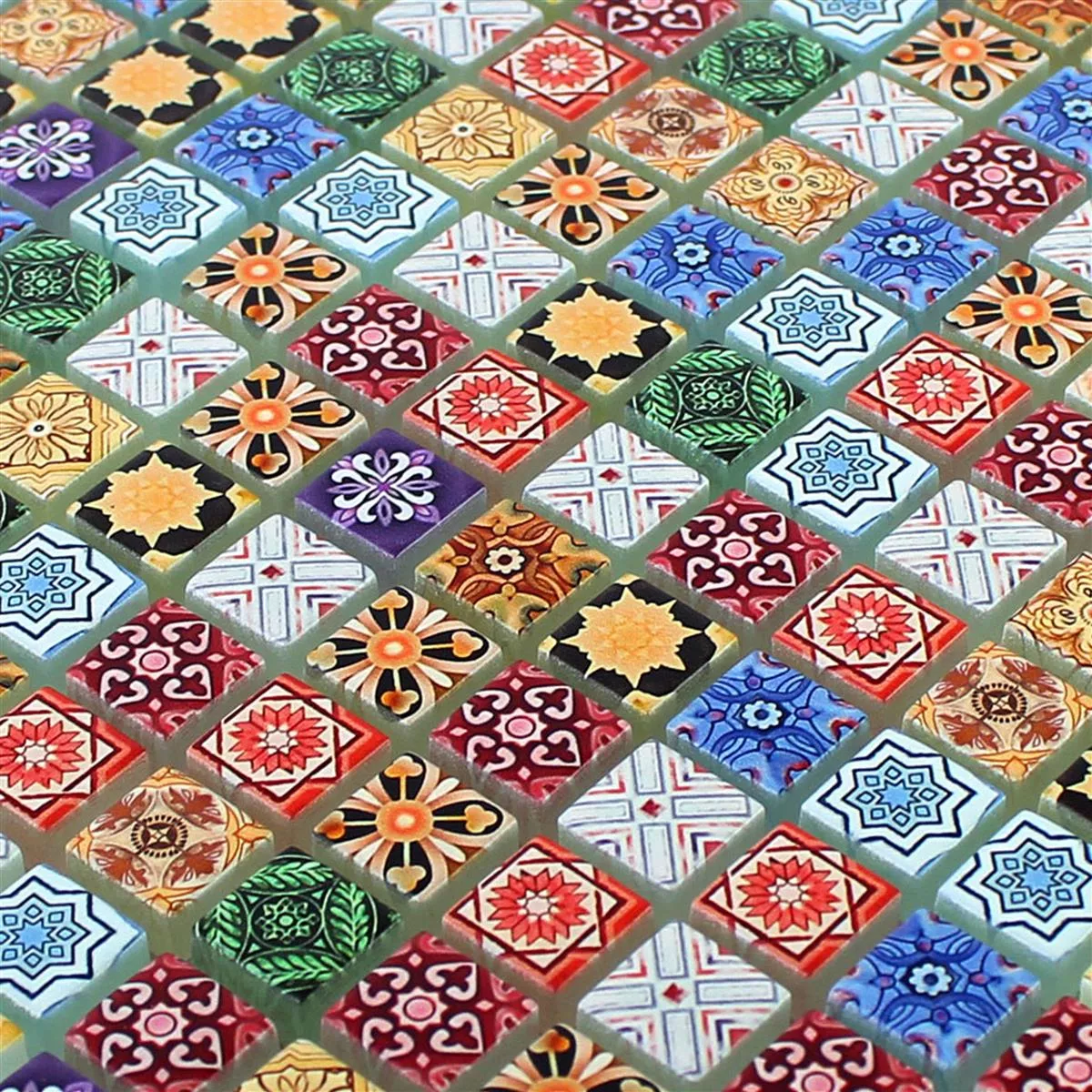 Stakleni Mozaik Pločice Marrakech Šarena
