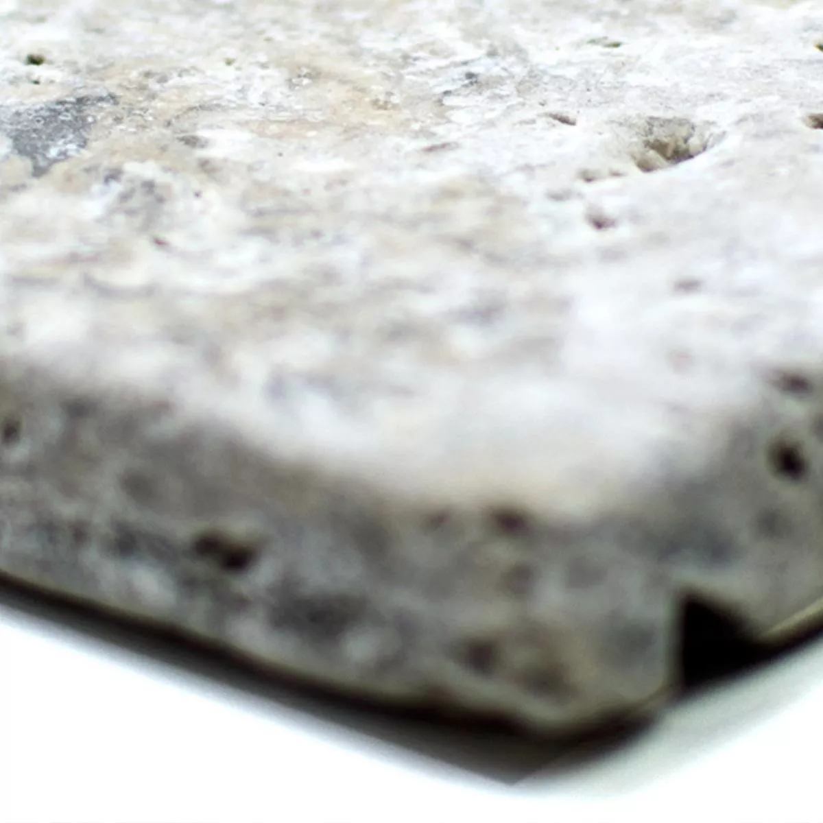 Uzorak Pločice Od Prirodnog Kamena Travertin Nestor Srebrna Rimski Model Postavljanja