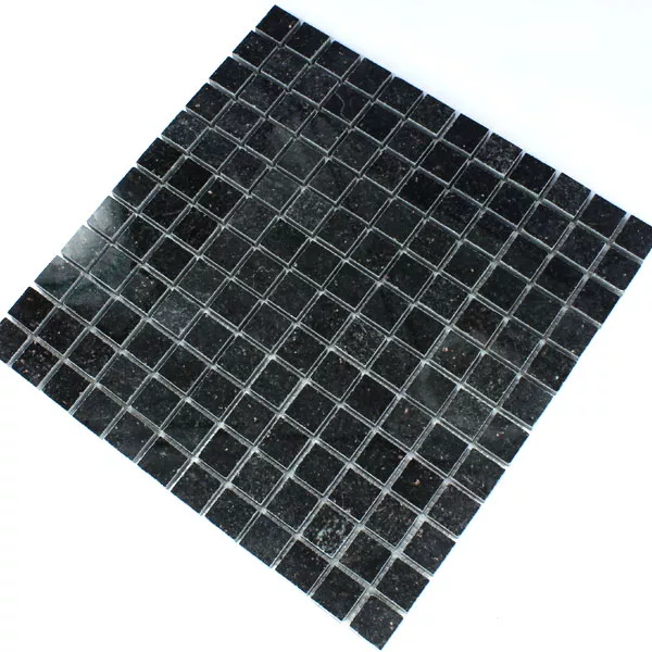 Mozaik Pločice Granit 23x23x8mm Galaxy Crna
