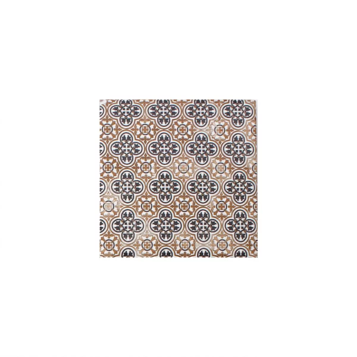 Uzorak Keramika Mozaik Pločice Daymion Retro Izgled Plava Smeđa 