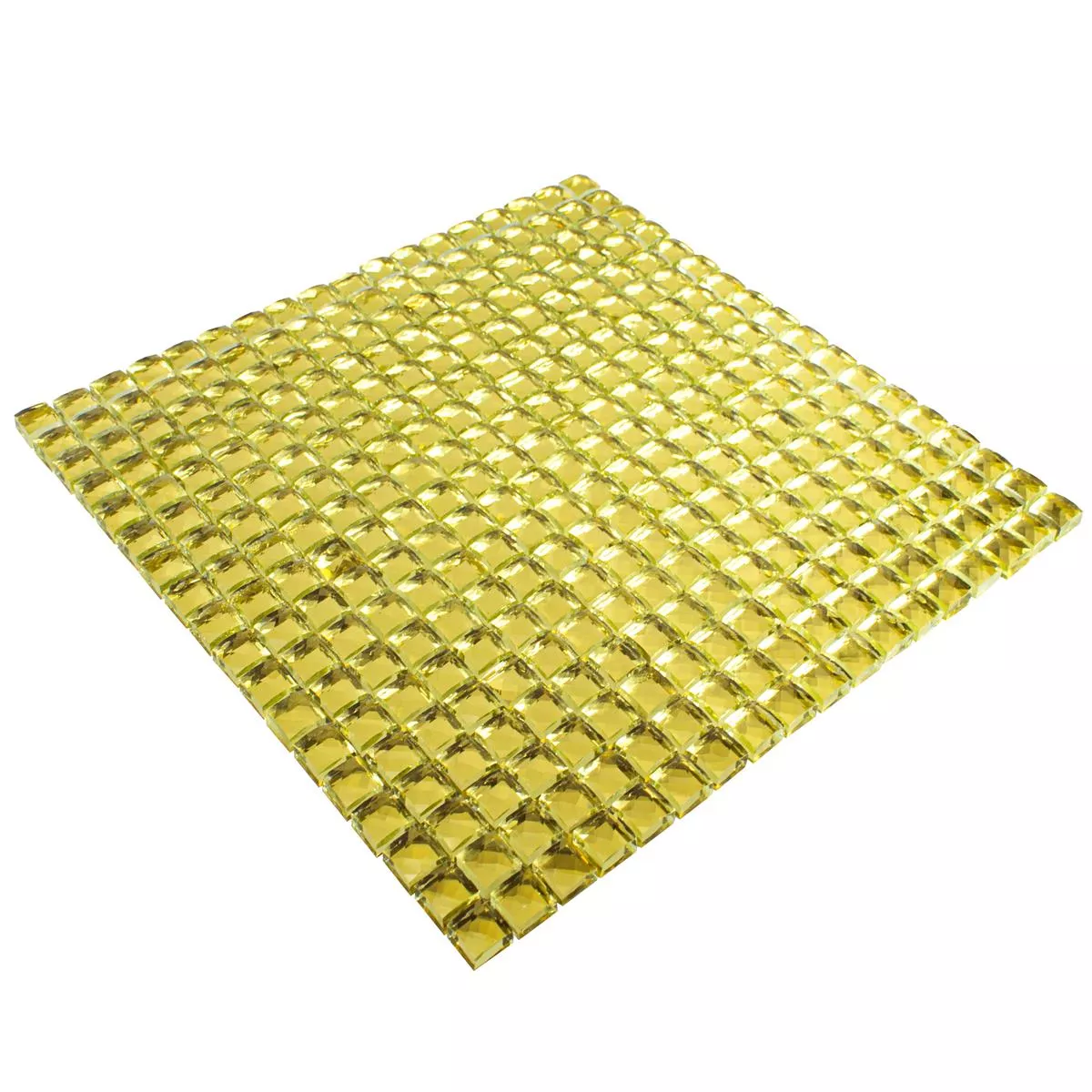 Staklo Mozaik Pločice Victoria Zlatna Kvadrat 15