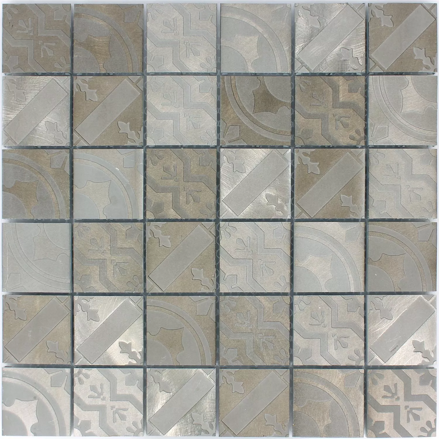 Mozaik Pločice Aluminij Callao Smeđa
