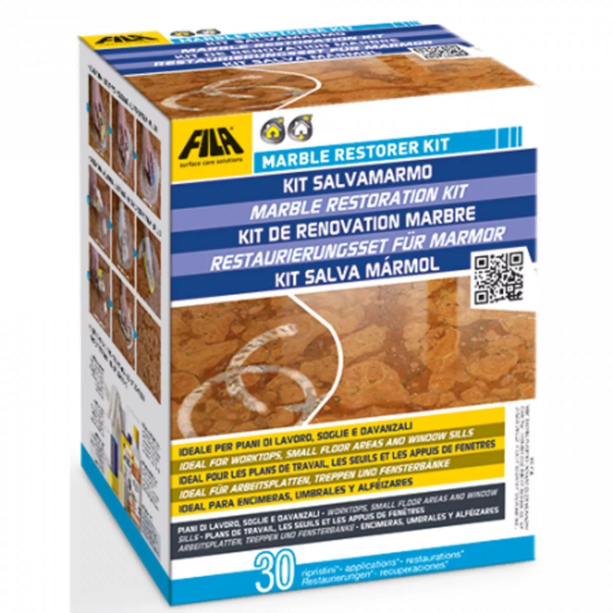Fila MARBLE RESTORER set za obnovu mramora 5 litara Fila MARBLE RESTORER set za obnovu mramora 5 litara
