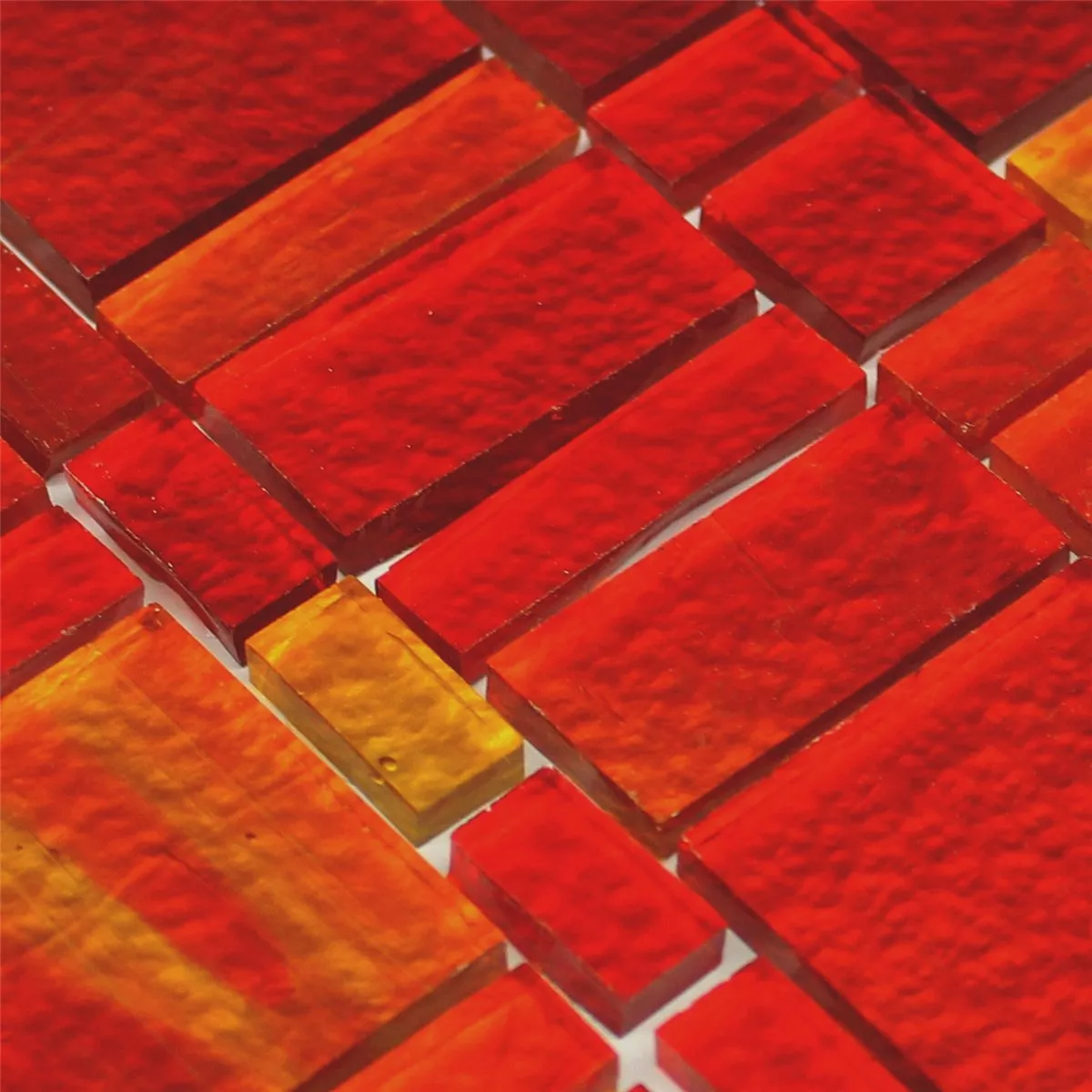 Staklene Pločice Trend Recikliranje Mozaik Liberty Red