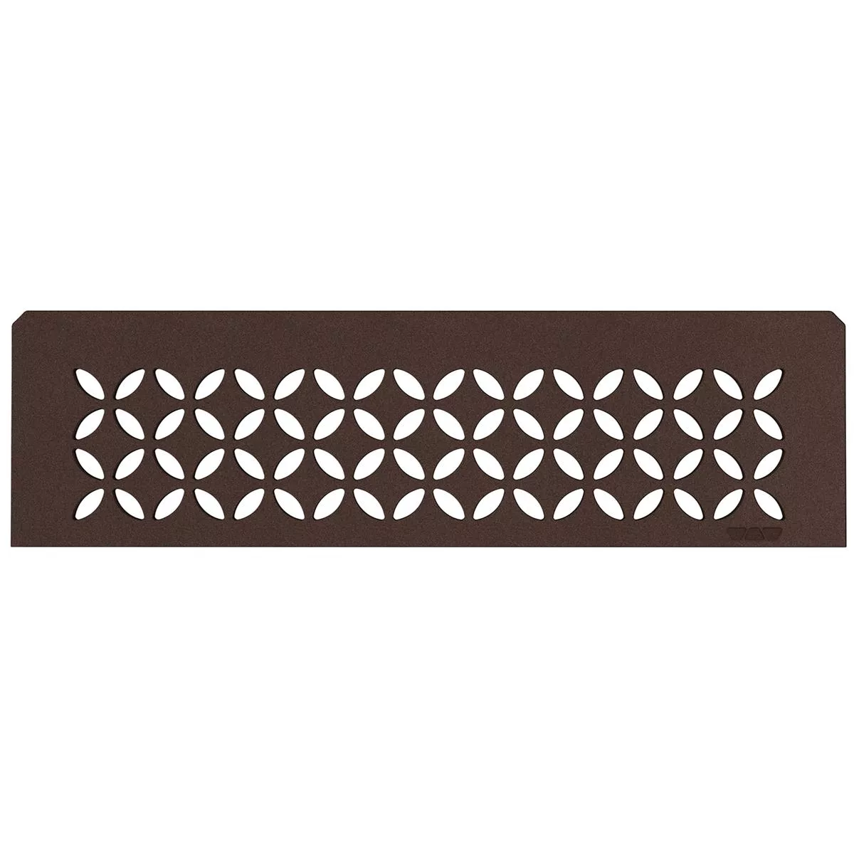 Zidna polica Schlüter Rectangle 30x8,7 cm Floral Bronze