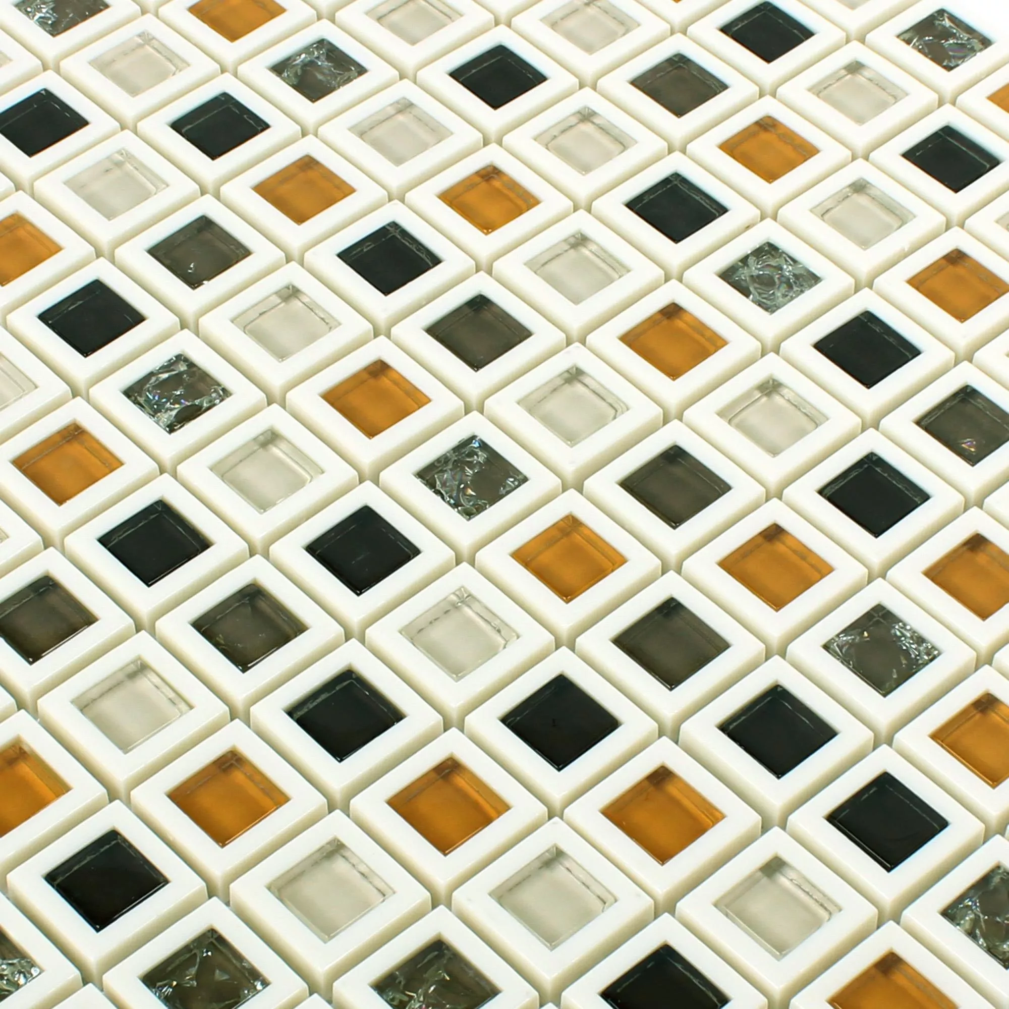 Uzorak Staklo Plastika Mozaik Anatolia Smeđa